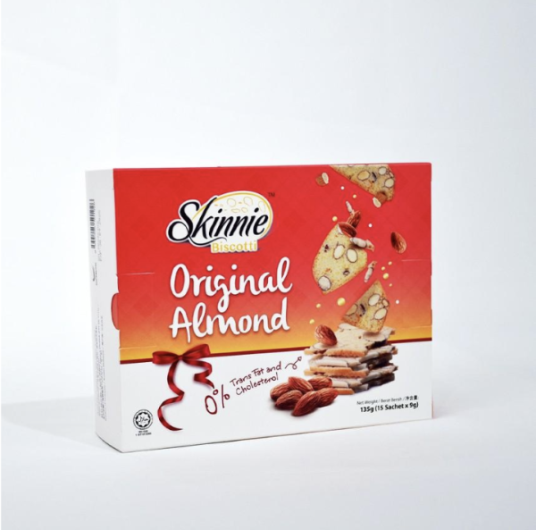Bánh Quy Hạnh Nhân Giòn - Skinnie Biscotti Original Almond