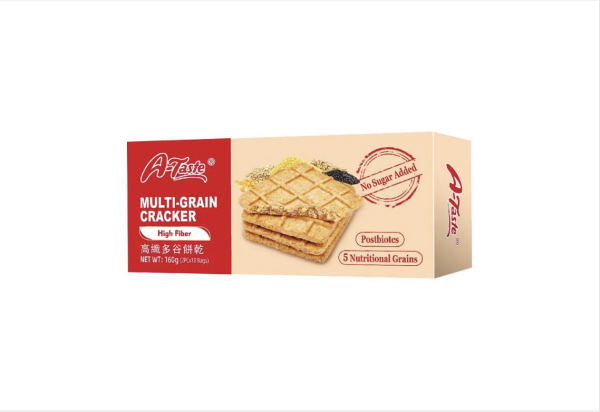 Bánh Ngũ Cốc A-Taste 3 loại Truyền Thống - Muối Biển - Hạt Chia