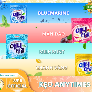 KẸO LOTTE ANYTIME CAO CẤP - KẸO BẠC HÀ Hàn Quốc