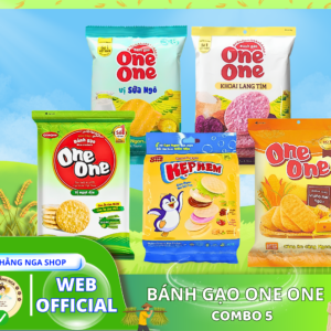 Bánh Gạo One One Số 1 Việt Nam | Kẹp Kem, Truyền Thống, Phô Mai, Khoai Lang Tím, Sữa Ngô | 100g, 117g, 118g, 120g, 150g