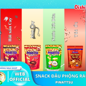 SNACK OISHI | Pinattsu Đậu Phộng Rang Đủ Vị Hương | Có Túi ZIP