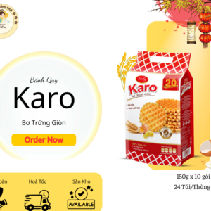 Bánh Richy | Bánh karo Bơ Trứng Giòn 150g, 270g