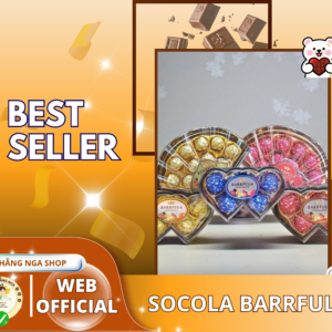 Socola BARRFULAR | Tim Đôi, Trái Tim, Rẻ Quạt, Ngôi Sao | 3, 5, 8, 10 viên