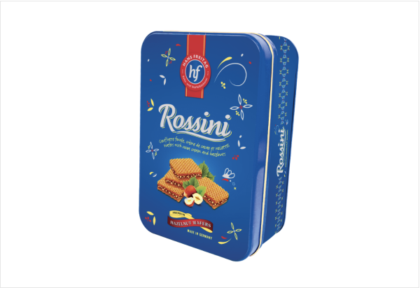 Bánh Xốp Rossini nhân kem Cacao & Hạt Phỉ