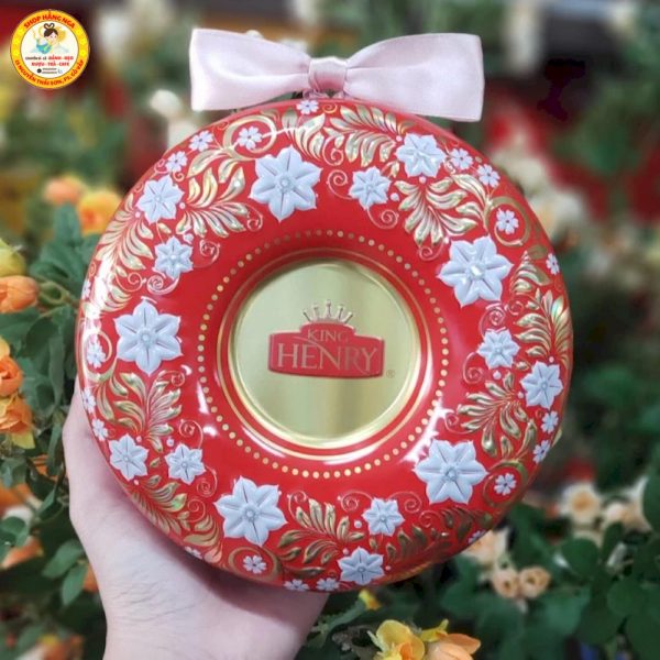 Socola Tiramisu thập cẩm bọc hạnh nhân King Henry hộp thiếc - 110gr